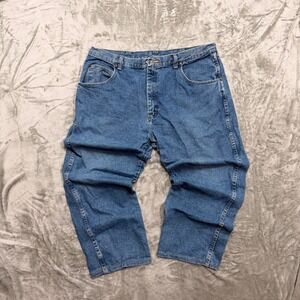 Wrangler‎ Men's Jeans Blue Denim Classic Fit Straight Leg Pants Size 40 X 29